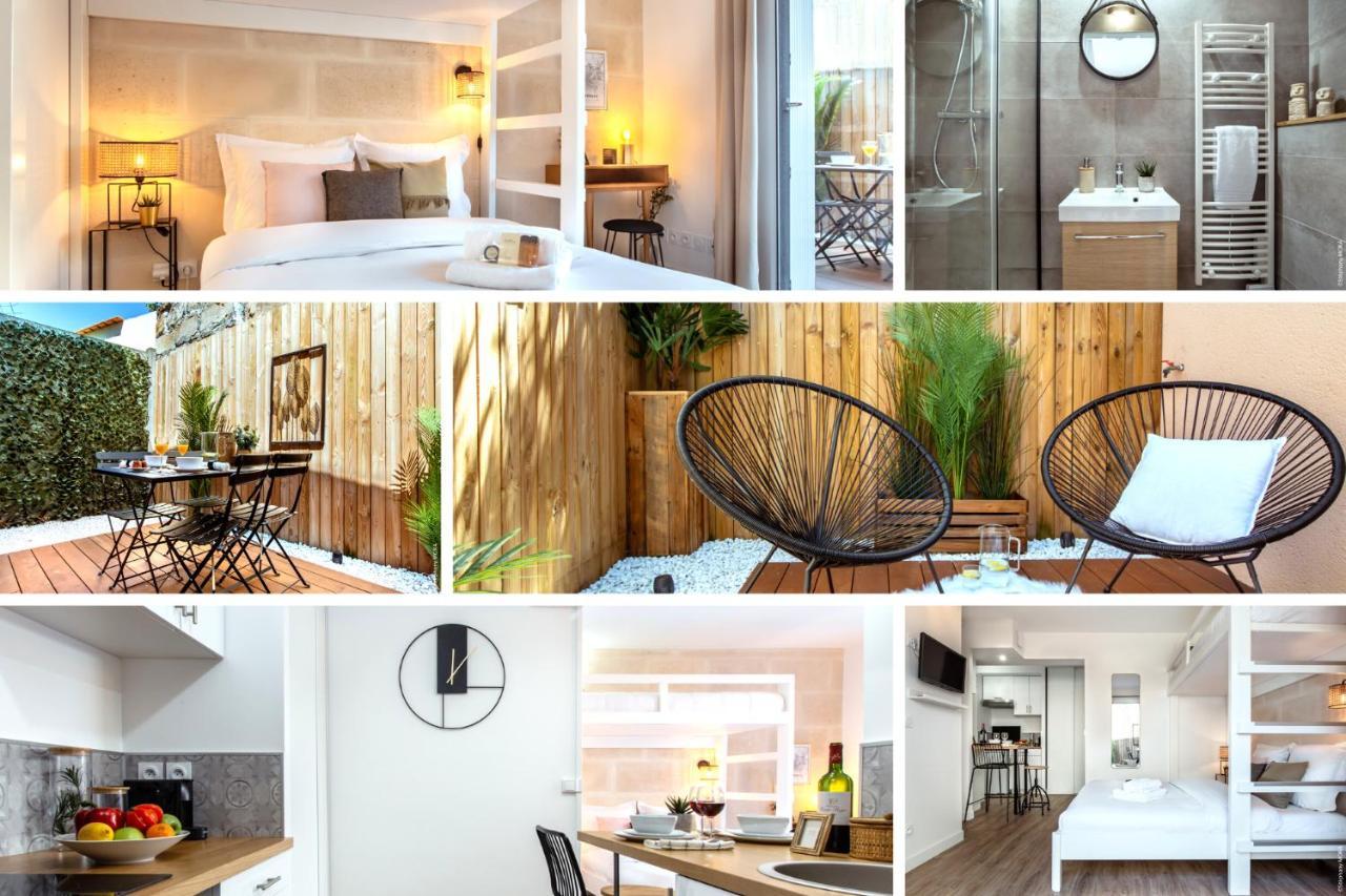 Life&Travel - Studio Cosy - Parking - Terrasse Bordeaux Bagian luar foto